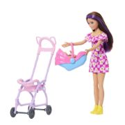 Obrázek Barbie SKIPPER BABYSITTER chůvá s kočárkem