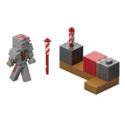 Obrázek Minecraft  8CM FIGURKA S HERNÍ AKCÍ - FIREWORK LAUNCHER