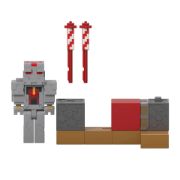 Obrázek Minecraft  8CM FIGURKA S HERNÍ AKCÍ - FIREWORK LAUNCHER