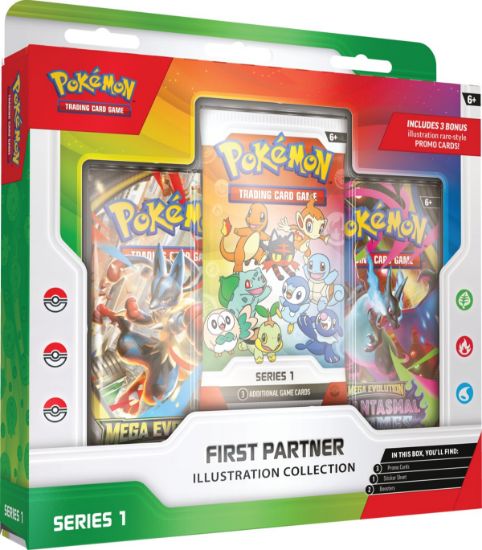 Obrázek Pokémon TCG: First Partner Illustration Collection - Series 1