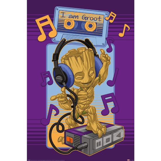 Obrázek Plakát Guardians of the Galaxy - Groot Cassette