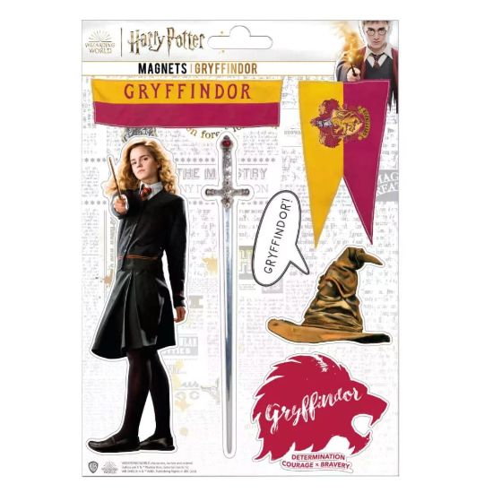 Obrázek Sada magnetek Harry Potter - Nebelvír (7 ks)