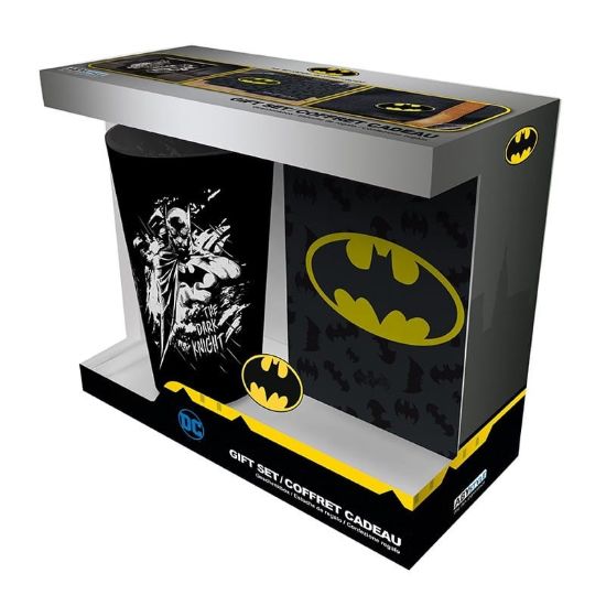 Obrázek Dárková sada Batman - Sklenice, zápisník, odznak