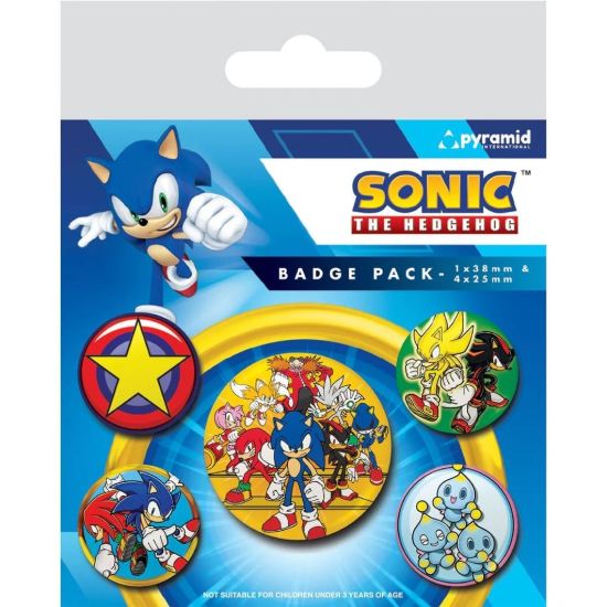 Obrázek Sada placek Sonic - Speed Team