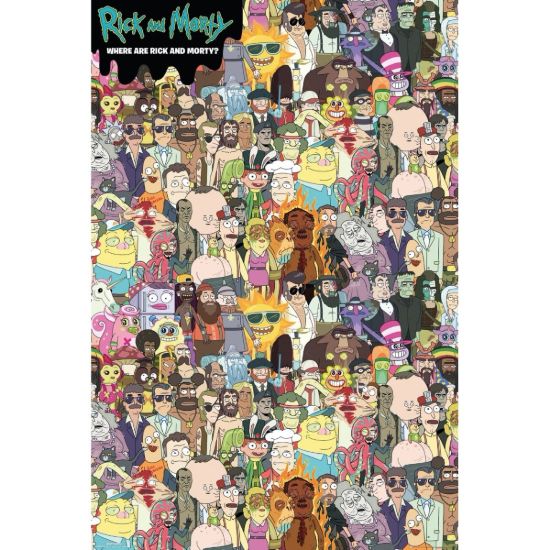 Obrázek Plakát Rick and Morty - Where s Rick