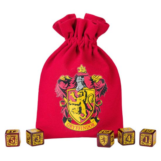 Obrázek Sada kostek a váček Harry Potter - Nebelvír