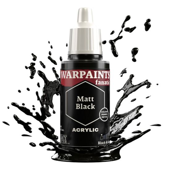 Obrázek Army Painter: Warpaints Fanatic - Matt Black