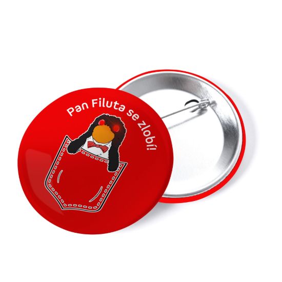Obrázek Placka Červený trpaslík - Pan Filuta