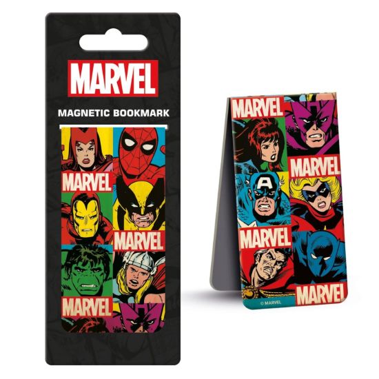 Obrázek Magnetická záložka Marvel - Retro Grid