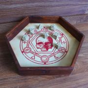 Obrázek Dřevěný Dice Tray - Dice Macabre