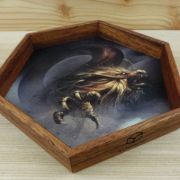 Obrázek Dřevěný Dice Tray - Drak