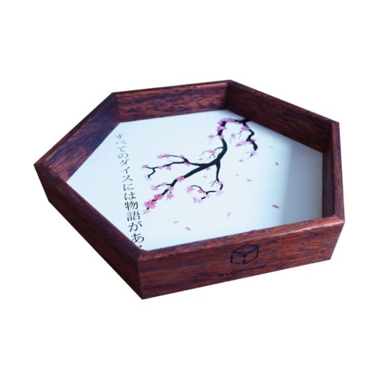 Obrázek Dřevěný Dice Tray - Sakura