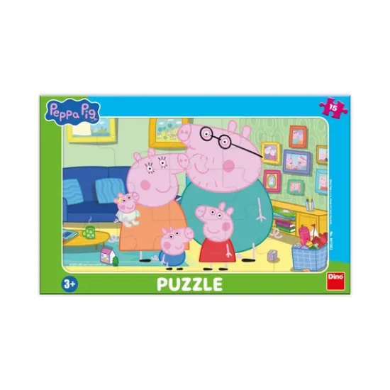 Obrázek Puzzle Peppa v obývacím pokoji