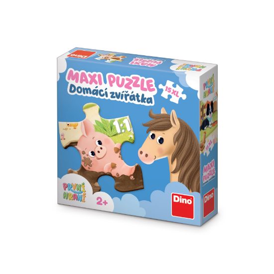 Obrázek První hraní: Domácí zvířátka 15 maxi Puzzle
