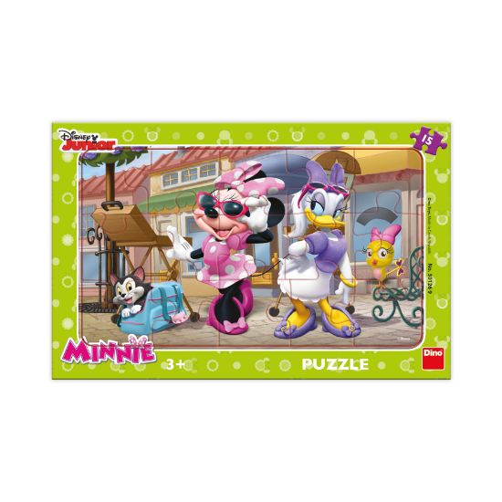 Obrázek Puzzle Minnie na Montmartru 15 dílků deskové