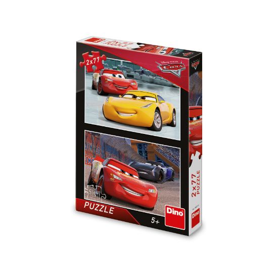Obrázek Puzzle Cars 3: Závodníci 2x77 dílků
