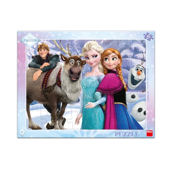 Obrázek Puzzle Frozen: Na procházce 40 dílků deskové