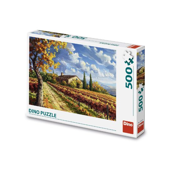 Obrázek Puzzle Malovaná vinice 500 dílků