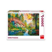 Obrázek Puzzle Domek u řeky 2000 dílků