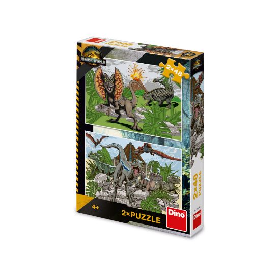 Obrázek Puzzle Jurský svět 2x48 dílků
