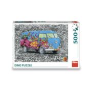 Obrázek Puzzle Hippies VW 500 dílků