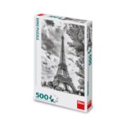 Obrázek Puzzle Černobílá Eiffelova věž 500 dílků