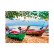 Obrázek Puzzle Rybářské loďky 2000 dílků