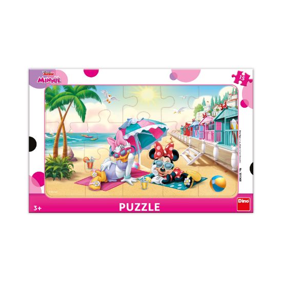 Obrázek Puzzle Minnie: oslava 15 dílků deskové