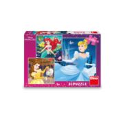 Obrázek Puzzle Veselé princezny 3x55 dílků