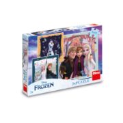 Obrázek Puzzle Frozen: Radostný podzim 3x55 dílků