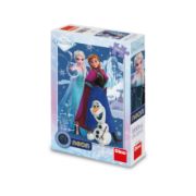 Obrázek Puzzle Frozen: Kouzelné sestry 100 xl dílků neon