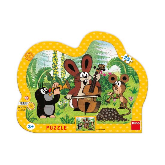 Obrázek Puzzle Krtek muzikant 25 dílků deskové
