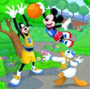 Obrázek Puzzle Mickey a Minnie sportovci 3x55 dílků