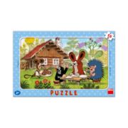 Obrázek Puzzle Krtek na návštěvě 15 dílků deskové