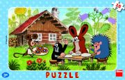 Obrázek Puzzle Krtek na návštěvě 15 dílků deskové