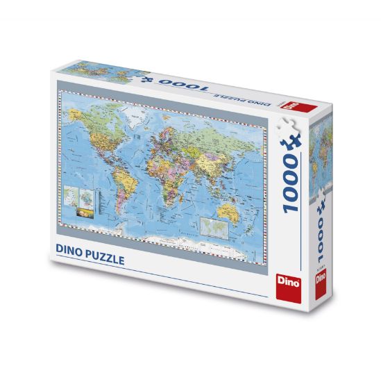 Obrázek Puzzle Politická mapa světa 1000 dílků