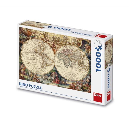 Obrázek Puzzle Historická mapa 1000 dílků