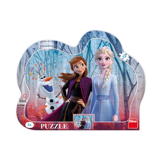 Obrázek Puzzle Frozen II s Olafem 25 dílků deskové