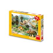 Obrázek Puzzle Život Dinosaurů 100 xl dílků