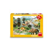 Obrázek Puzzle Život Dinosaurů 100 xl dílků