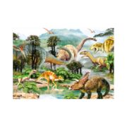 Obrázek Puzzle Život Dinosaurů 100 xl dílků