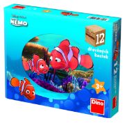 Obrázek Dřevěné kostky Nemo – 12 kostek