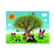 Obrázek Dřevěné licenční kostky Krtkův rok – 12 kostek