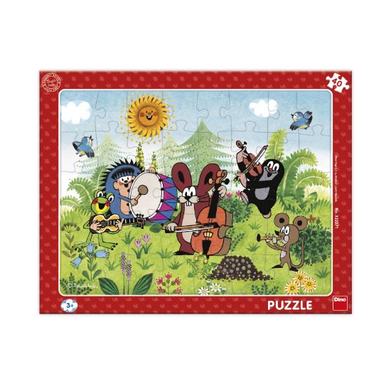 Obrázek Puzzle Krtek a kapela 40 dílků deskové