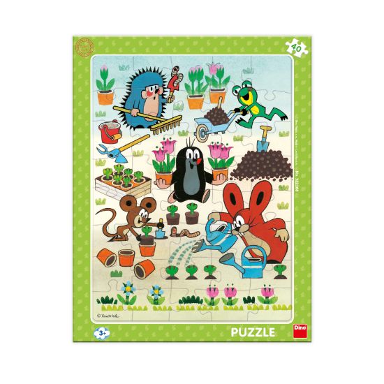 Obrázek Puzzle Krtek zahradník 40 dílků deskové