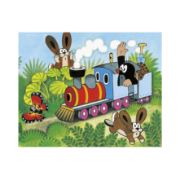 Obrázek Dřevěné kostky Krtek a doprava – 20 kostek