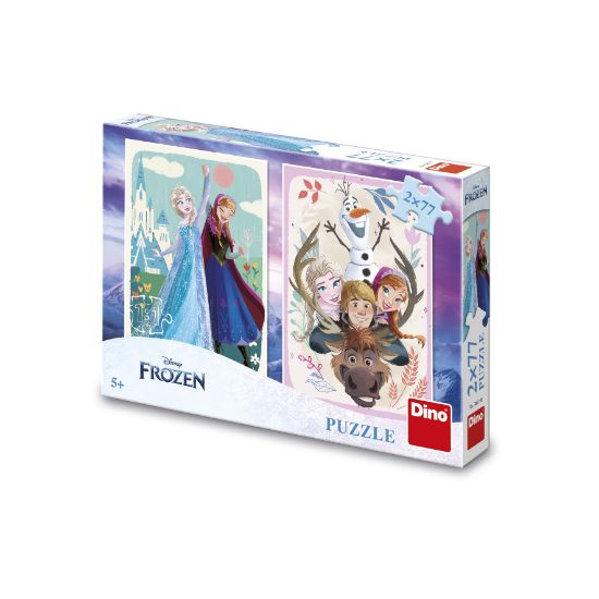 Obrázek Puzzle Frozen: Anna a Elsa 2x77 dílků