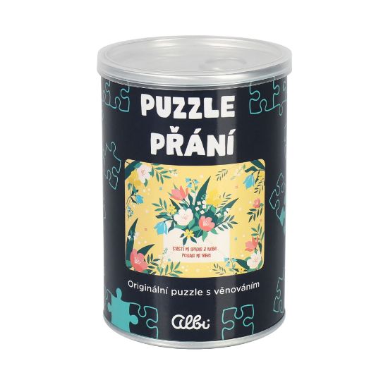 Obrázek Puzzle přání - Štěstí spadlo z nebe