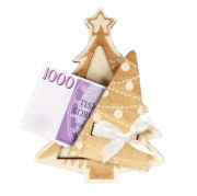 Obrázek Malá dřevěná kapsa na peníze - Stromeček