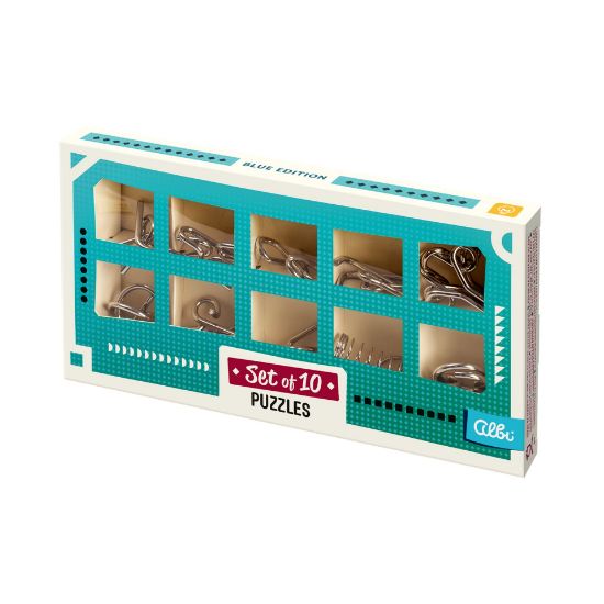 Obrázek Modrá sada 10 hlavolamů - Mozkovna